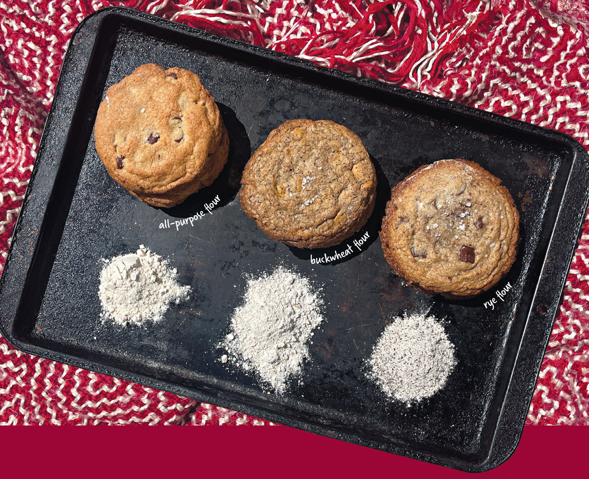 any flour chocolate chip cookies