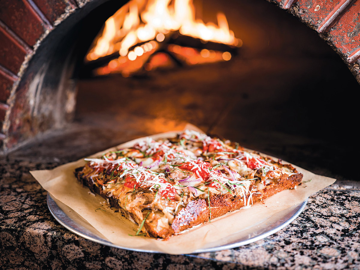 Switchback's Detroit-Style Pizza